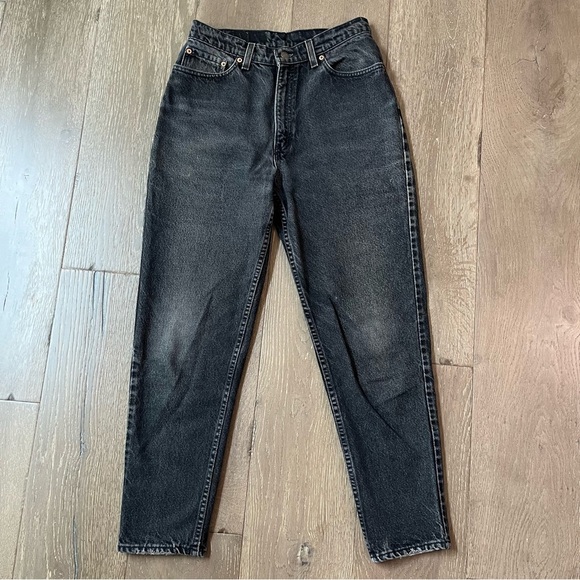 Vintage‎ 1993 Levi's black mom jeans size 11 - Picture 2 of 12